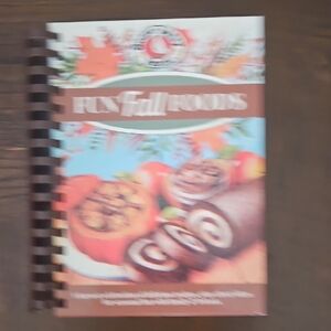 Fun Foods Spiral-Bound Cookbook with Colorful Cover